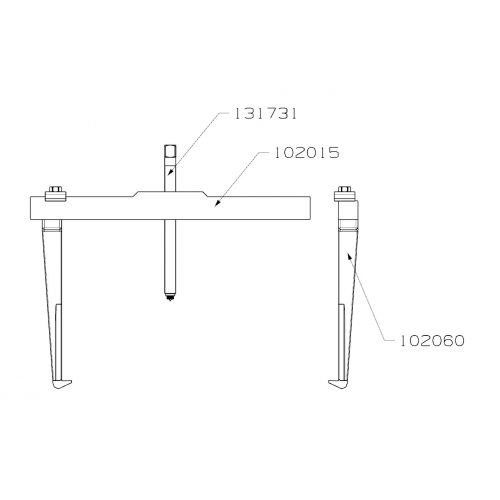 EXTRACTOR FORZA SERIE 1000 DE 2 PATAS